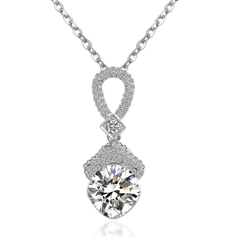 S010 Braut Halskette Ohrringe Set Osten Zubehör 2 Sätze Von Zirkon Braut Schmuck Halskette Set