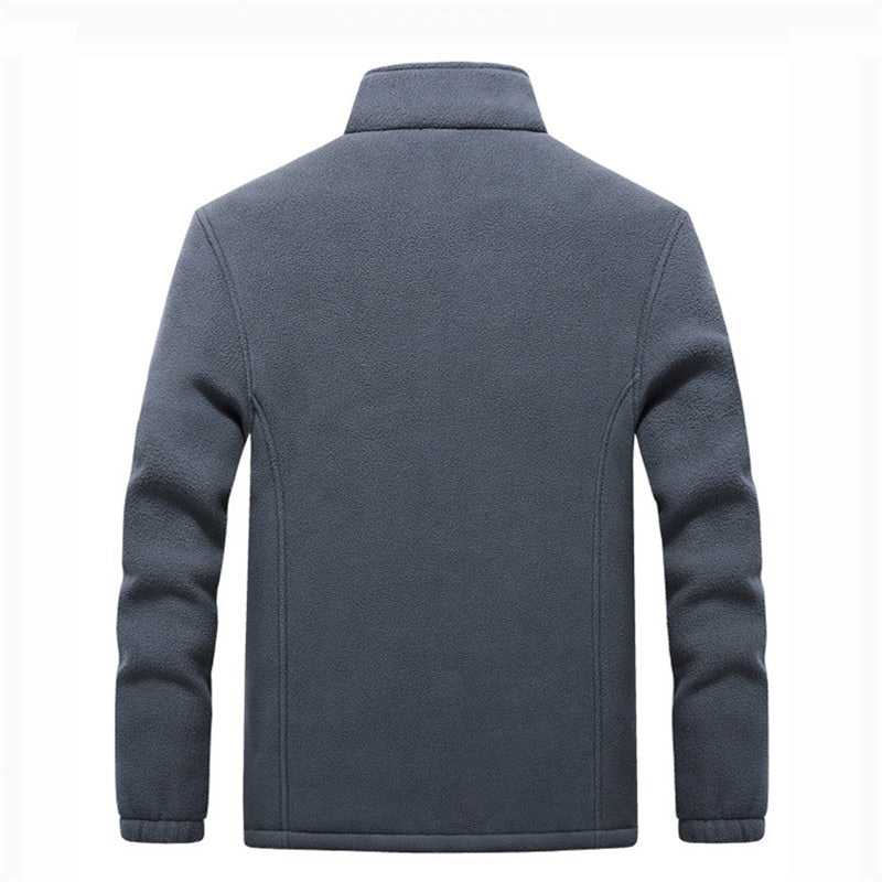 Winter Herrenjacken Dicke Fleece Kapuzen Männer Sweatshirt Solid Casual Mantel